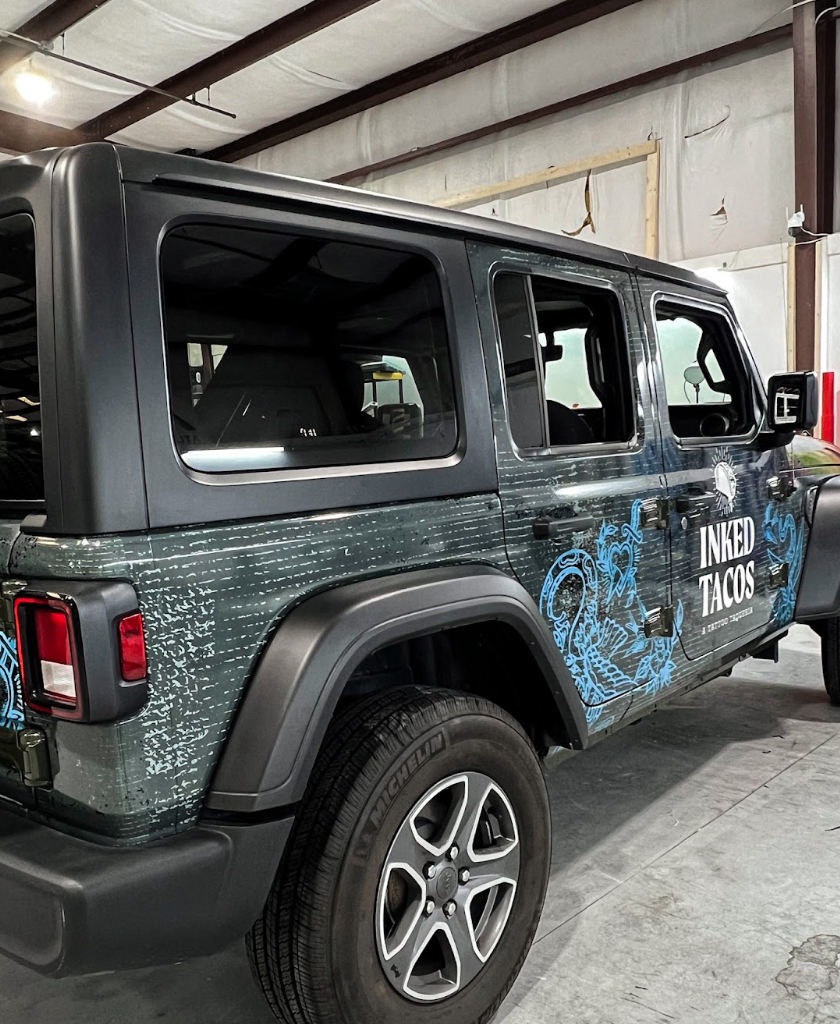 Inked Tacos Jeep Wrangler Custom Commercial Wrap